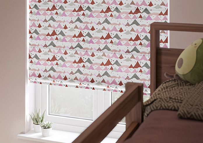 Cloudy Peaks, Petal - Roman Blind - Image 5